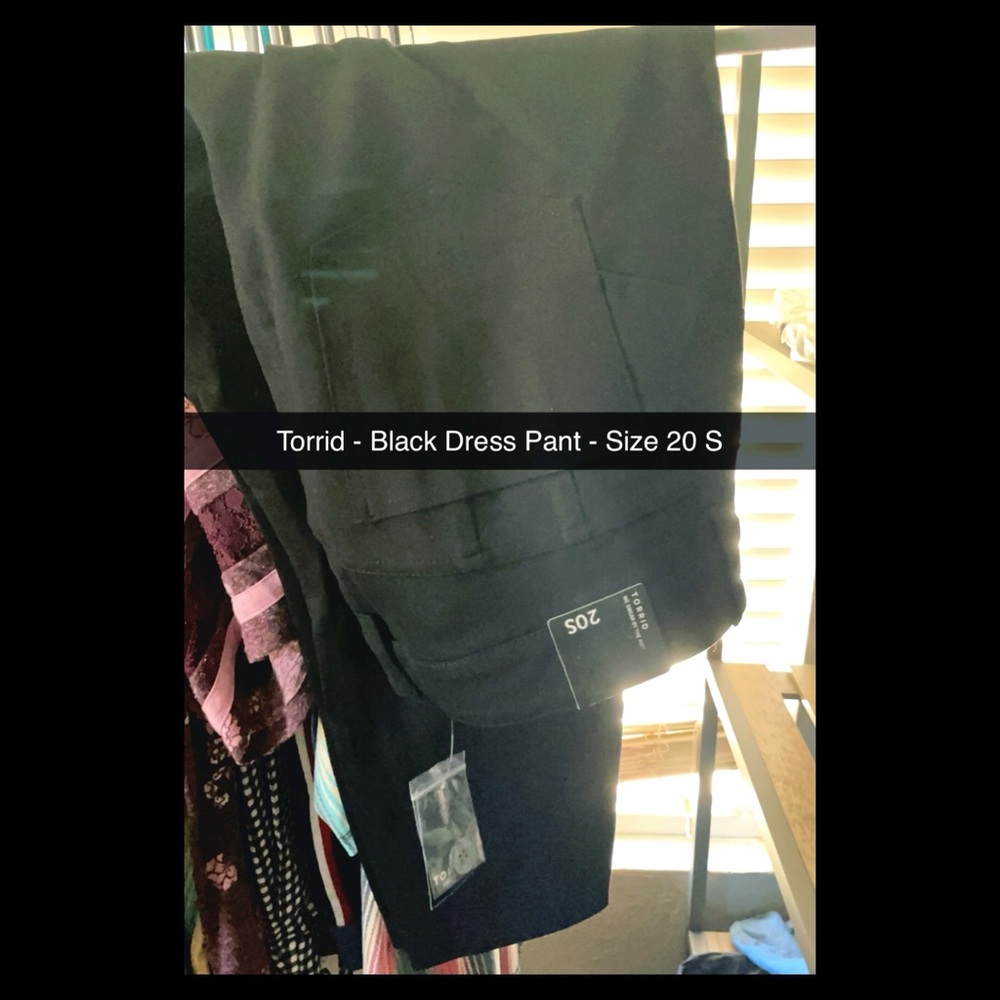 Torrid Dress Pant - Black - Size 20 Short - NWT